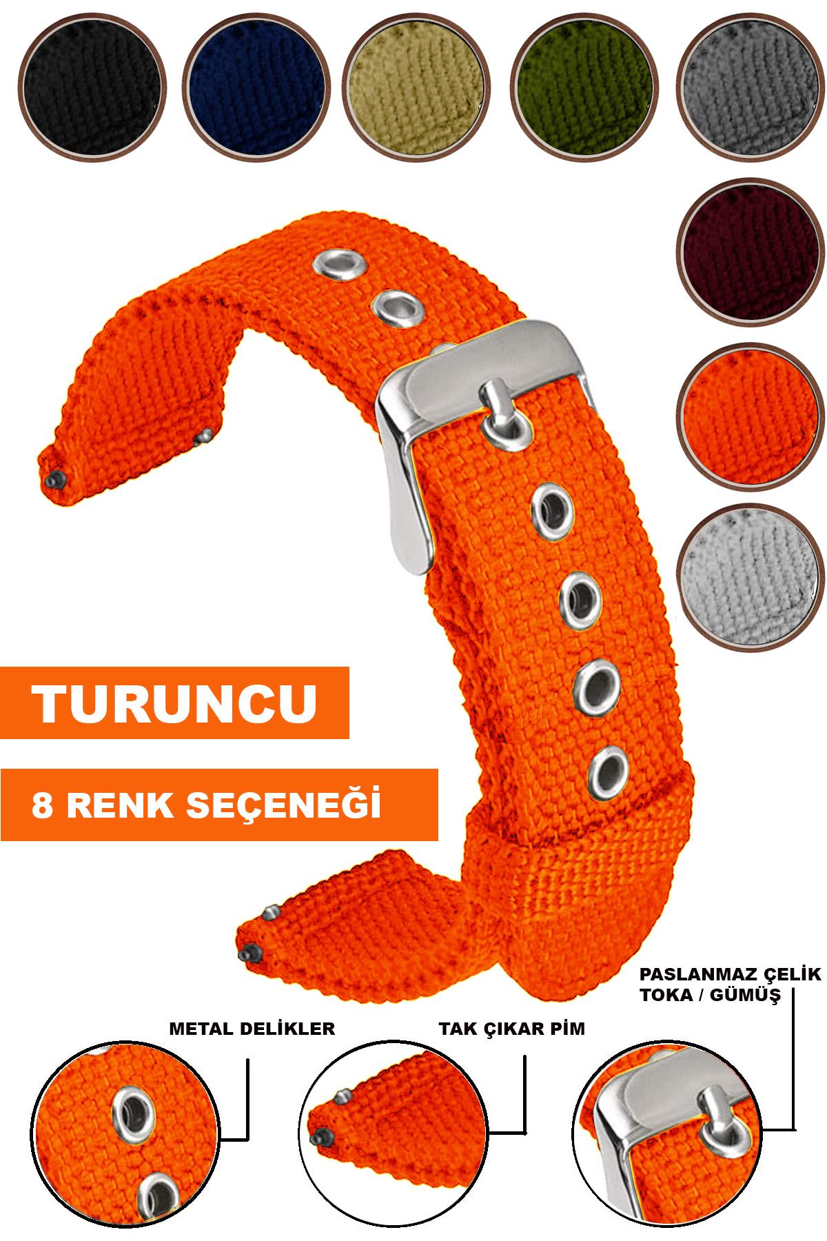 Xaomi Mi Watch S1-S2 Redmi Watch 5 Active-Lite Saat Uyumlu Tekstil Nato Kumaş Saat Kordonu Kayışı