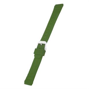 Casio F91 Uyumlu 18X16MM Yeşil Silikon Saat Kordonu S02F91W-G
