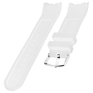  NAUTICA Modellere Uyumlu 24mm Silikon Saat Kordonu S01A2-W