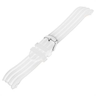  NAUTICA Modellere Uyumlu 24mm Silikon Saat Kordonu S01A2-W