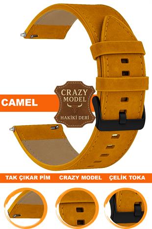 18mm-20mm-22mm-24mm Crazy Model Hakiki Deri Saat Kordonu Kayışı