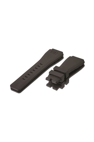BELL & ROSS Instruments Aviation Uyumlu 21X20mm Silikon Saat Kordonu P27BRW-B  
