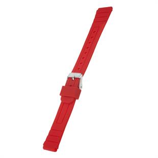 Casio F91 Uyumlu 18X16mm Kırmızı Silikon Saat Kordonu S02F91W-R