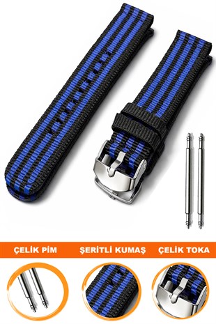Cobra F32GR-BB Tekstil Saat Kordonu