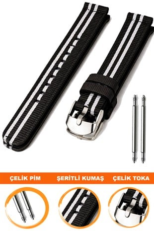 Cobra F32GR-BJK Tekstil Saat Kordonu