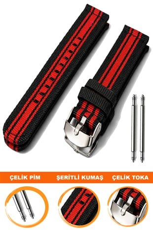 Cobra F32GR-BR Tekstil Saat Kordonu