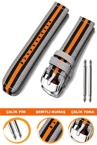 Cobra F32GR-GBT Tekstil Saat Kordonu