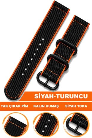 Cobra F39XWDB-BT Tekstil Saat Kordonu