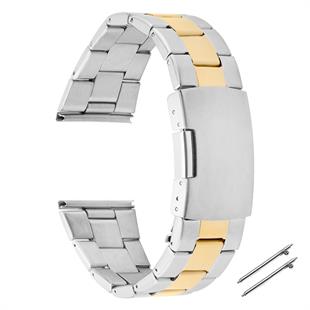 Cobra M24YB-GS Orjinal Çelik Silver ve Gold Renk Metal Saat Kordonu