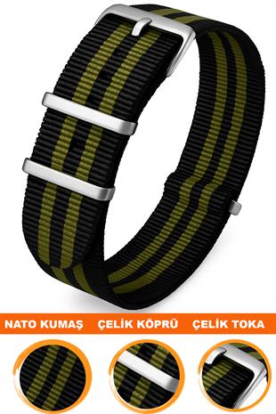 Cobra N32NYL3-BDG Nato Saat Kordonu