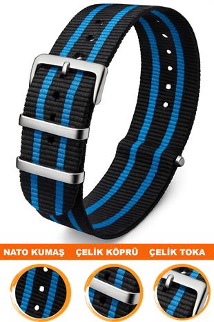 Cobra N32NYL3-BM Nato Saat Kordonu