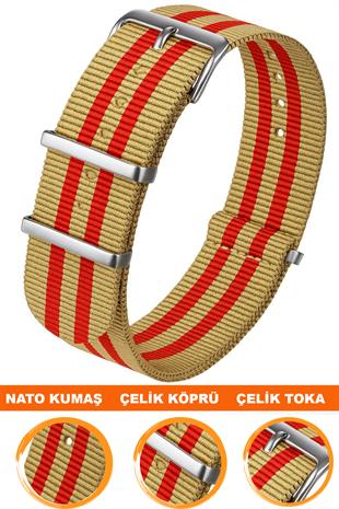 Cobra N32NYL3-CR Nato Saat Kordonu
