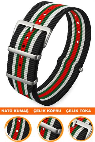 Cobra Nato Saat Kordonu N32NYL3-BWGR