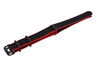 Cobra Paraşüt Kumaş N39XWDB-RB Nato Saat Kordonu
