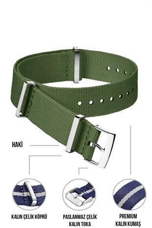 Cobra Paraşüt Kumaş Nato Saat Kordonu N39XWDS-H