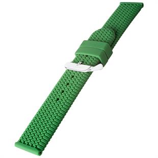 Cobra R14026-G Yeşil Renk Lastik Desen Kauçuk Saat Kordonu