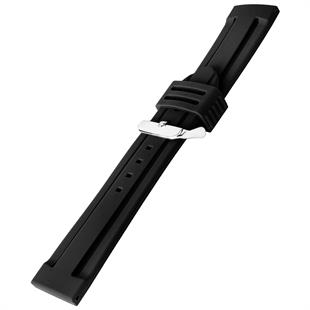 Cobra R14046-B Siyah Renk Spor Kauçuk Saat Kordonu