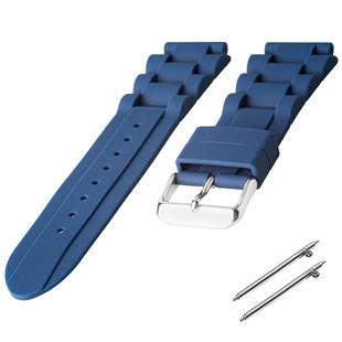 Cobra R14050-L Momentus ve Genel Girintili Saat Kasalarına Uyumlu Kauçuk Saat Kordonu