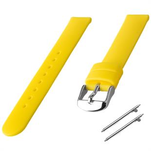 Cobra R14087-Y Düz Model Sarı Kauçuk Saat Kordonu