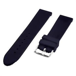 Cobra R14SCPB-B Lastik Desen Kauçuk Saat Kordonu