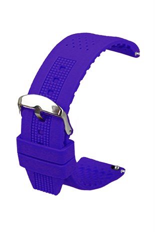 Cobra S01A16-DB Koyu Mavi Silikon Saat Kordonu