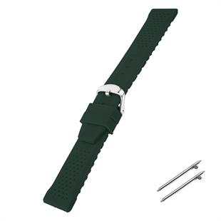 Cobra S01A16-G Yeşil Silikon Saat Kordonu