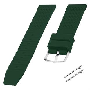 Cobra S01A16-G Yeşil Silikon Saat Kordonu