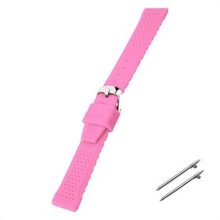 Cobra S01A16-P Pembe Silikon Saat Kordonu