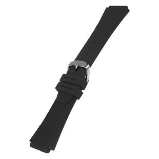 Cobra S01A17-B Siyah Silikon Saat Kordonu