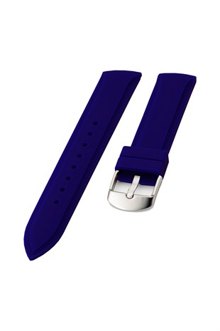 Cobra S01A18-L Lacivert Silikon Saat Kordonu