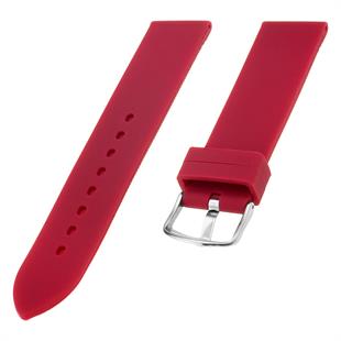 Cobra S01A18-R Kırmızı Silikon Saat Kordonu