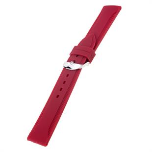 Cobra S01A18-R Kırmızı Silikon Saat Kordonu