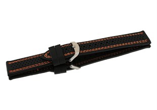 Cobra S01A30-BT Siyah Silikon Saat Kordonu