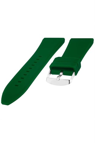 Cobra S01A36-G Yeşil Silikon Saat Kordonu