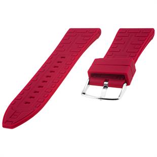 Cobra S01A36-R Kırmızı Silikon Saat Kordonu