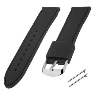 Cobra S01A50-B Siyah Silikon Saat Kordonu