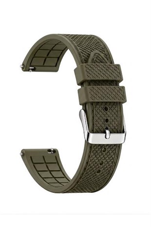 Cobra S01A50-DG Haki Silikon Saat Kordonu