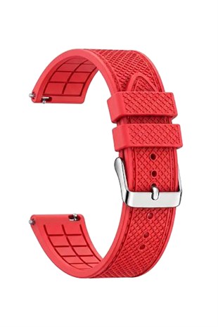 Cobra S01A50-R Kırmızı Silikon Saat Kordonu