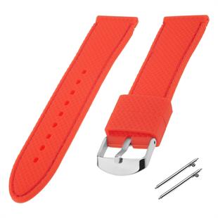 Cobra S01A50-R Kırmızı Silikon Saat Kordonu