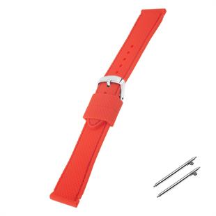 Cobra S01A50-R Kırmızı Silikon Saat Kordonu