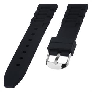 Cobra S01A6-B Siyah Silikon Saat Kordonu