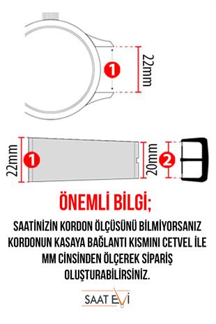 Diesel DSL2622M Uyumlu 22/24/26/28/29/30mm Silikon Saat Kordonu S02DZ-B