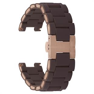 Emporio Armani AR5890 Uyumlu SM18EA-K Kahve Silikon Saat Kordonu 