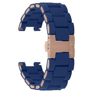 Emporio Armani AR5890 Uyumlu SM18EA-L Lacivert Silikon Saat Kordonu 