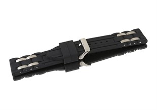 Guess GUW0366G4 Modeli Uyumlu 24x22mm Kauçuk Saat Kordonu R14GSS-B
