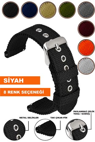 Huawei Watch Gt Gt2 Gt3 Gt4 Gt5 Uyumlu Tekstil Nato Kumaş Saat Kordonu Kayışı