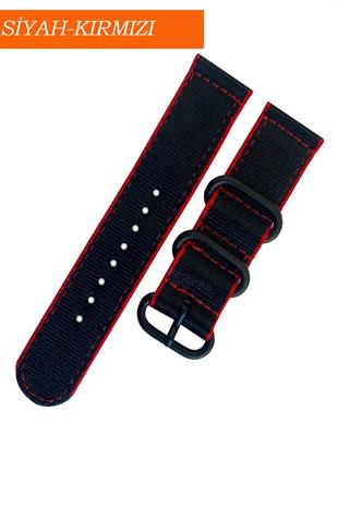 Huawei Watch Gt Gt2 Gt3 Gt4 Gt5 Uyumlu Tekstil Nato Kumaş Saat Kordonu Kayışı
