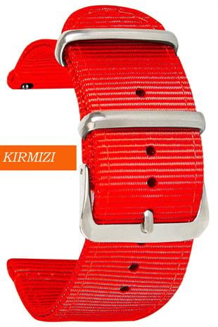 Huawei Watch Gt Gt2 Gt3 Gt4 Gt5 Uyumlu Tekstil Nato Kumaş Saat Kordonu Kayışı