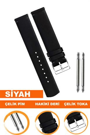 MICHAEL KORS Modellerine Uyumlu Hakiki Deri Saat Kordonu L04MK-B