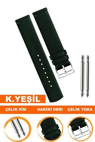 MICHAEL KORS Modellerine Uyumlu Hakiki Deri Saat Kordonu L04MK-PG